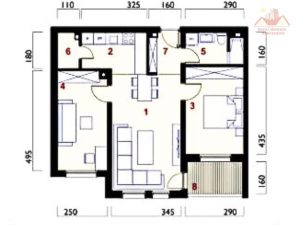 Prodaje se trosoban stan 64 m2, Gračanica - Korića Han, Lamela E