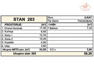 Prodaje se trosoban stan u Gračanici, Sarajka-Bazen